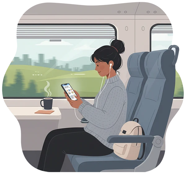 Study logical reasoning at your own pace on mobile or laptop